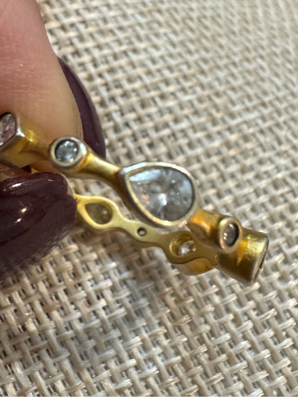 Freida Rothman Teardrop Band Ring